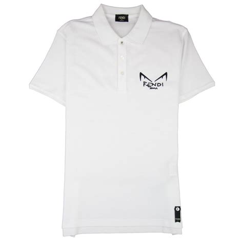 fendi polo logo|Fendi polo shirt price.